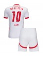 RB Leipzig Xavi Simons #10 Dječji Domaci Dres kompleti 2024-25 Kratak Rukavima (+ kratke hlače)